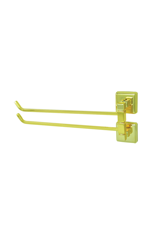 Çelik Banyo Kumru Döner Havluluk Altın Renkli